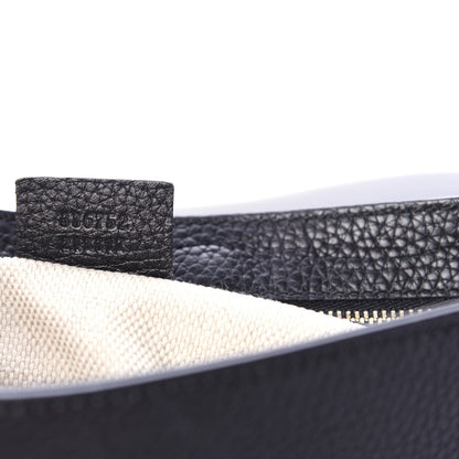 Gucci Pebbled Calfskin Medium Soho Flap Crossbody Black 10 of 11