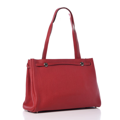 Hermes Fjord Cabana Tote Rouge Vif 3 of 14