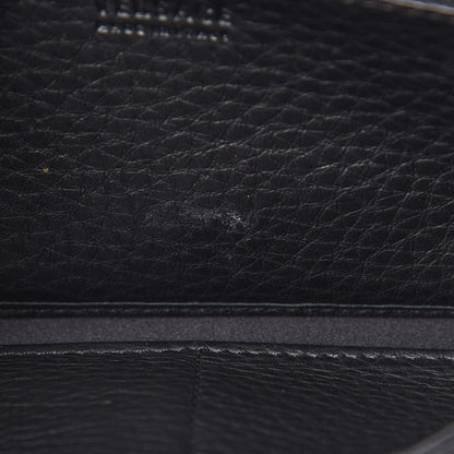 Versace Grained Calfskin Continental Wallet Black 8 of 14