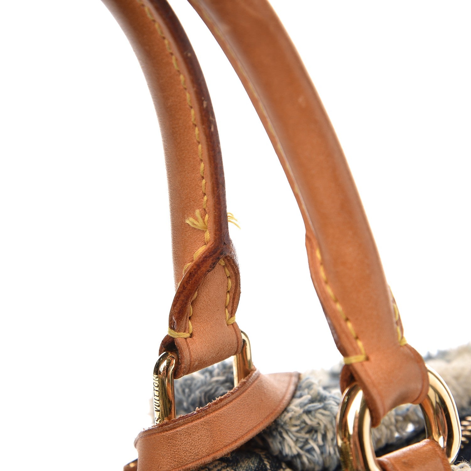 Louis Vuitton Denim Patchwork Speedy 30 Blue 7 of 8
