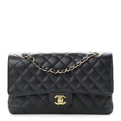 Chanel Caviar Quilted Medium Double Flap Black 1 of 10