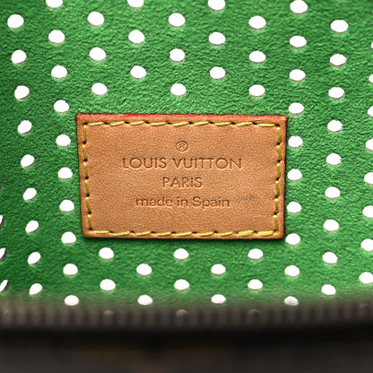 Louis Vuitton Monogram Perforated Pochette Accessories Bag Green 6 of 9
