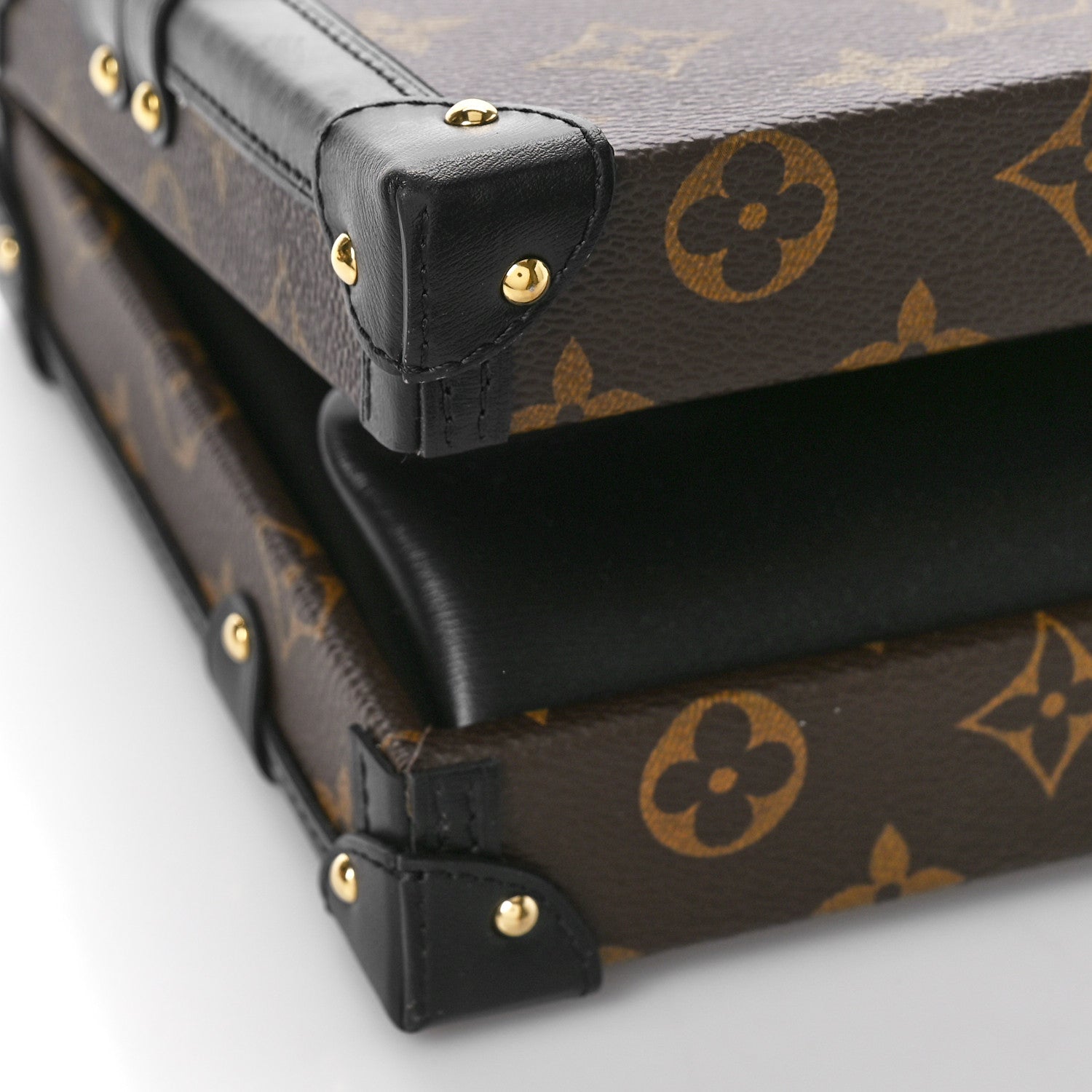 Louis Vuitton Monogram Petite Malle V Black 8 of 9
