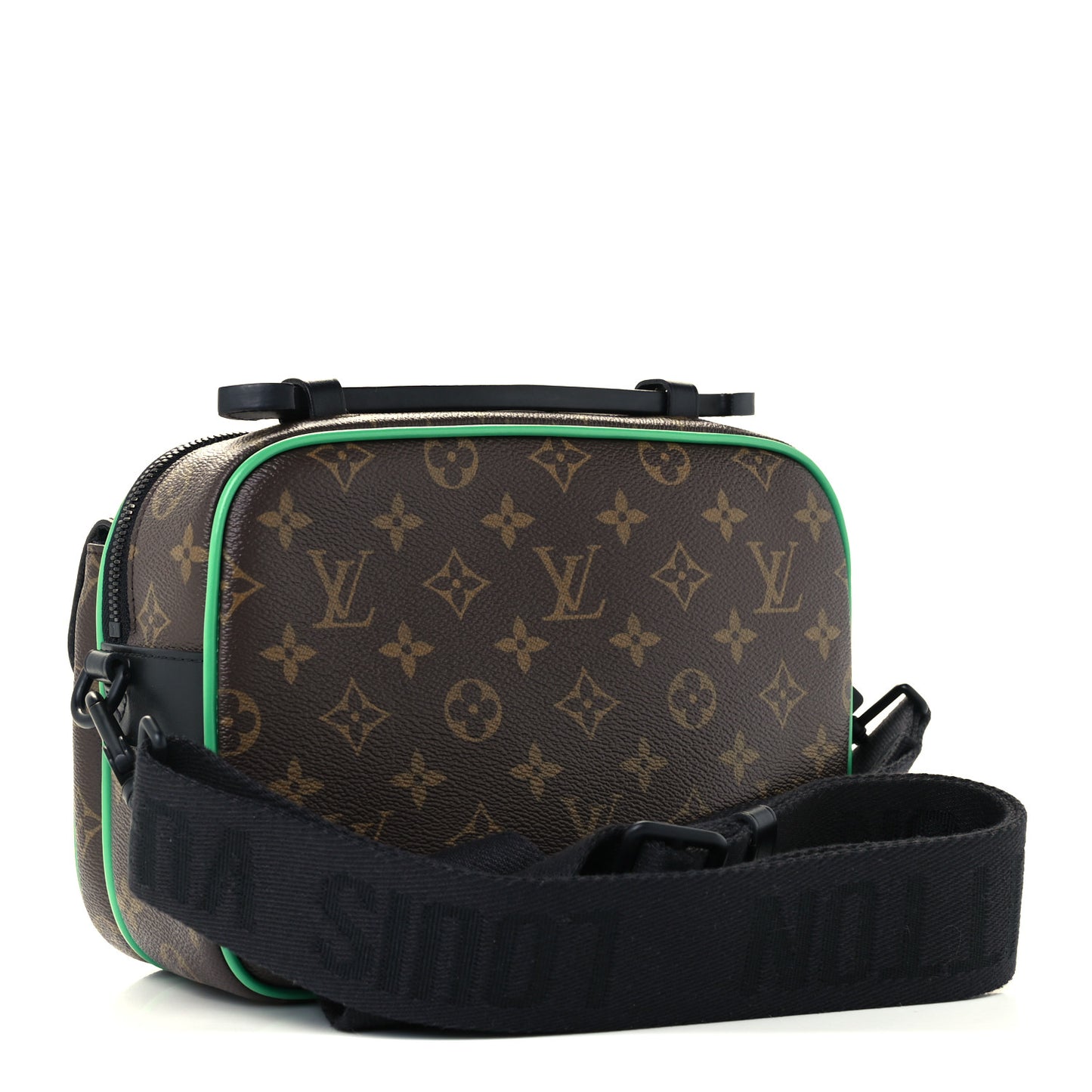 Monogram Macassar S Lock Messenger Minty Green