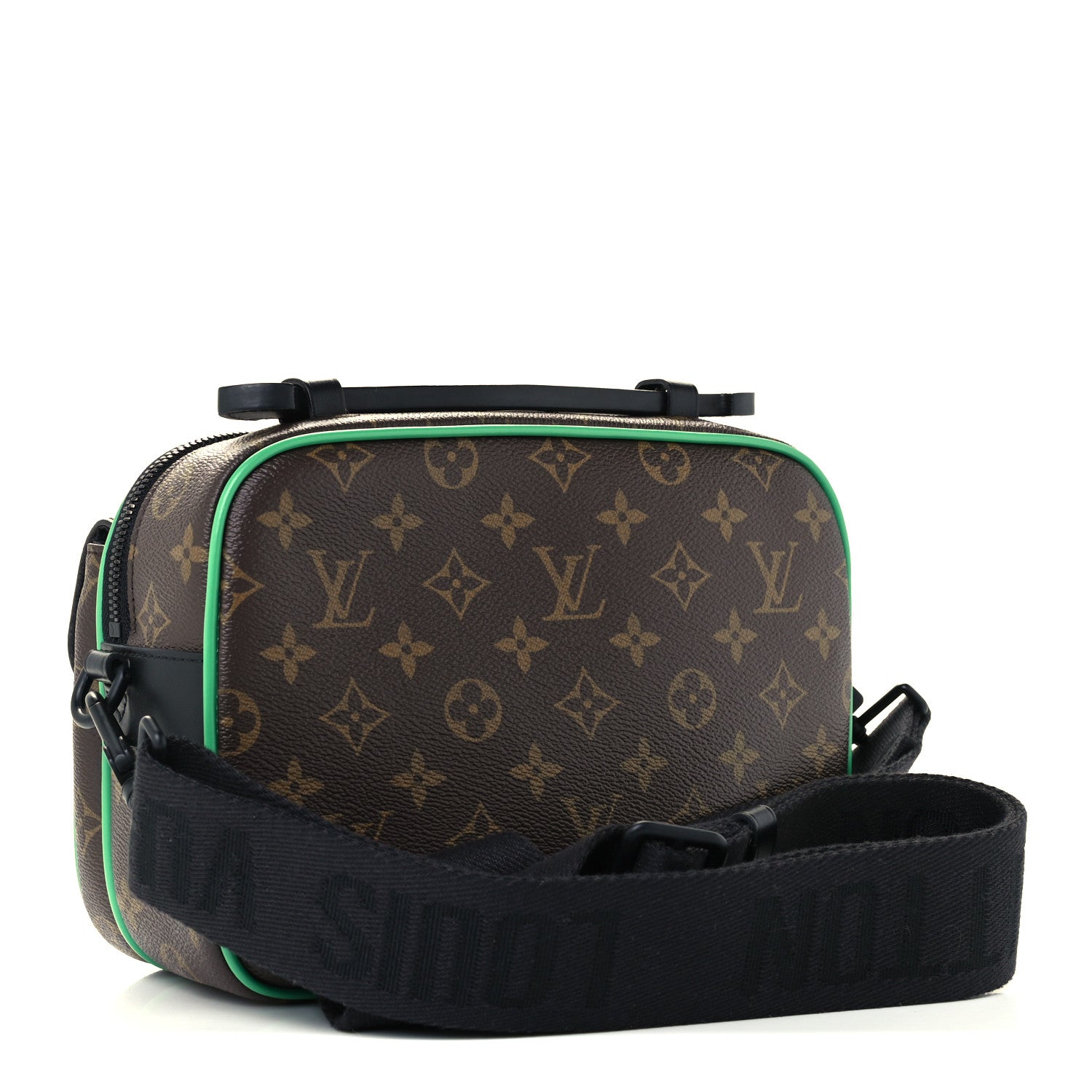 Louis Vuitton Monogram Macassar S Lock Messenger Minty Green 3 of 11
