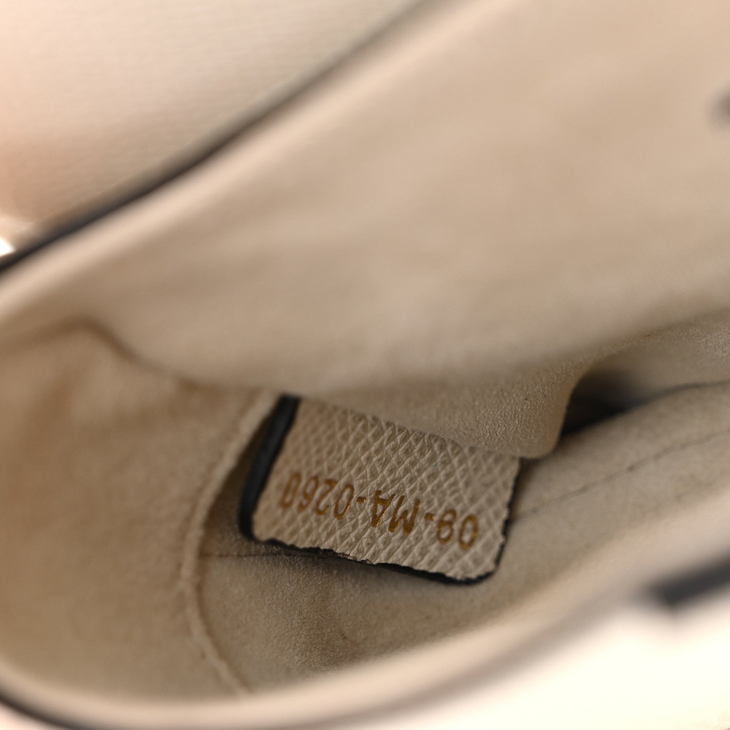 Christian Dior Grained Calfskin Mini Saddle Bag White 7 of 10