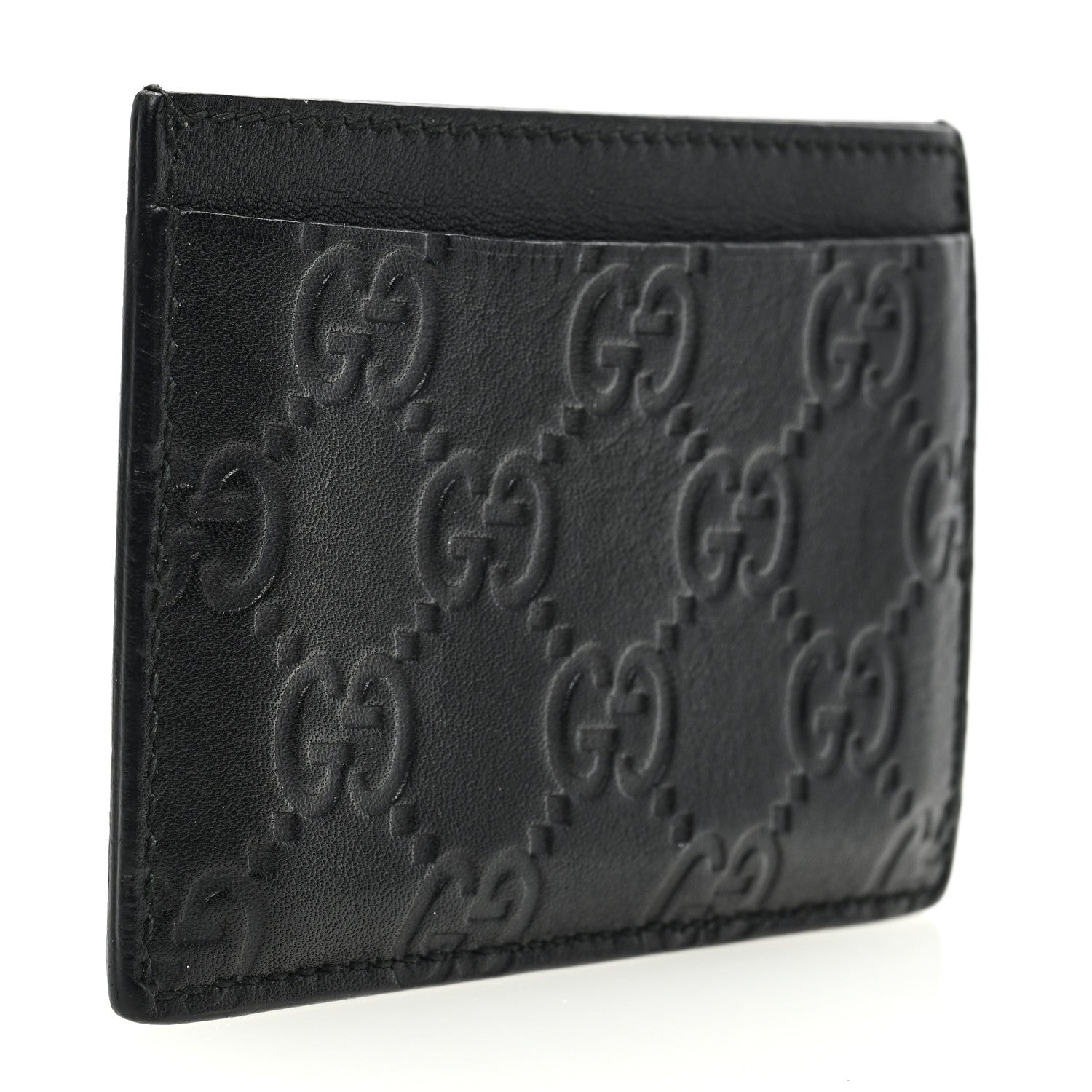 Gucci Guccissima Card Holder Black 3 of 7