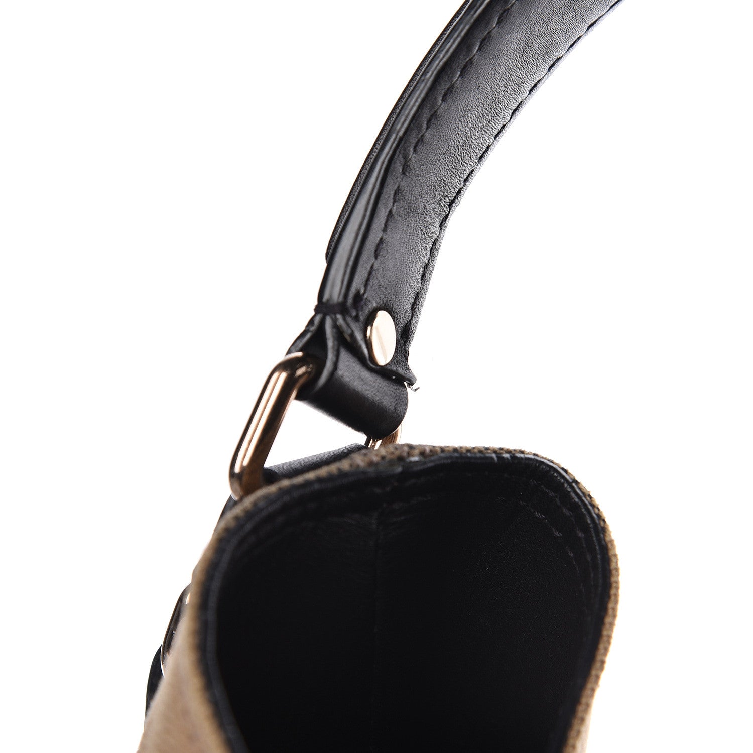 Burberry Canvas Mega Check Medium Ashby Hobo Black 30 of 32