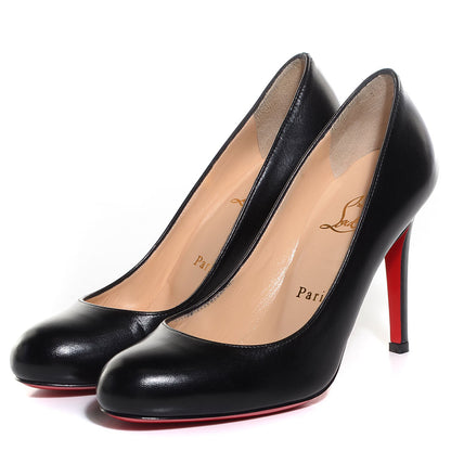 Christian Louboutin Kid Leather Fifi 85 Pumps 35.5 Black 3 of 8