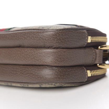 Gucci GG Supreme Monogram Web Mini Ophidia GG Bag Brown 8 of 10