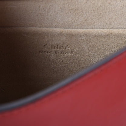 Chloe Calfskin Small Nile Bracelet Bag Dahlia Red 6 of 7