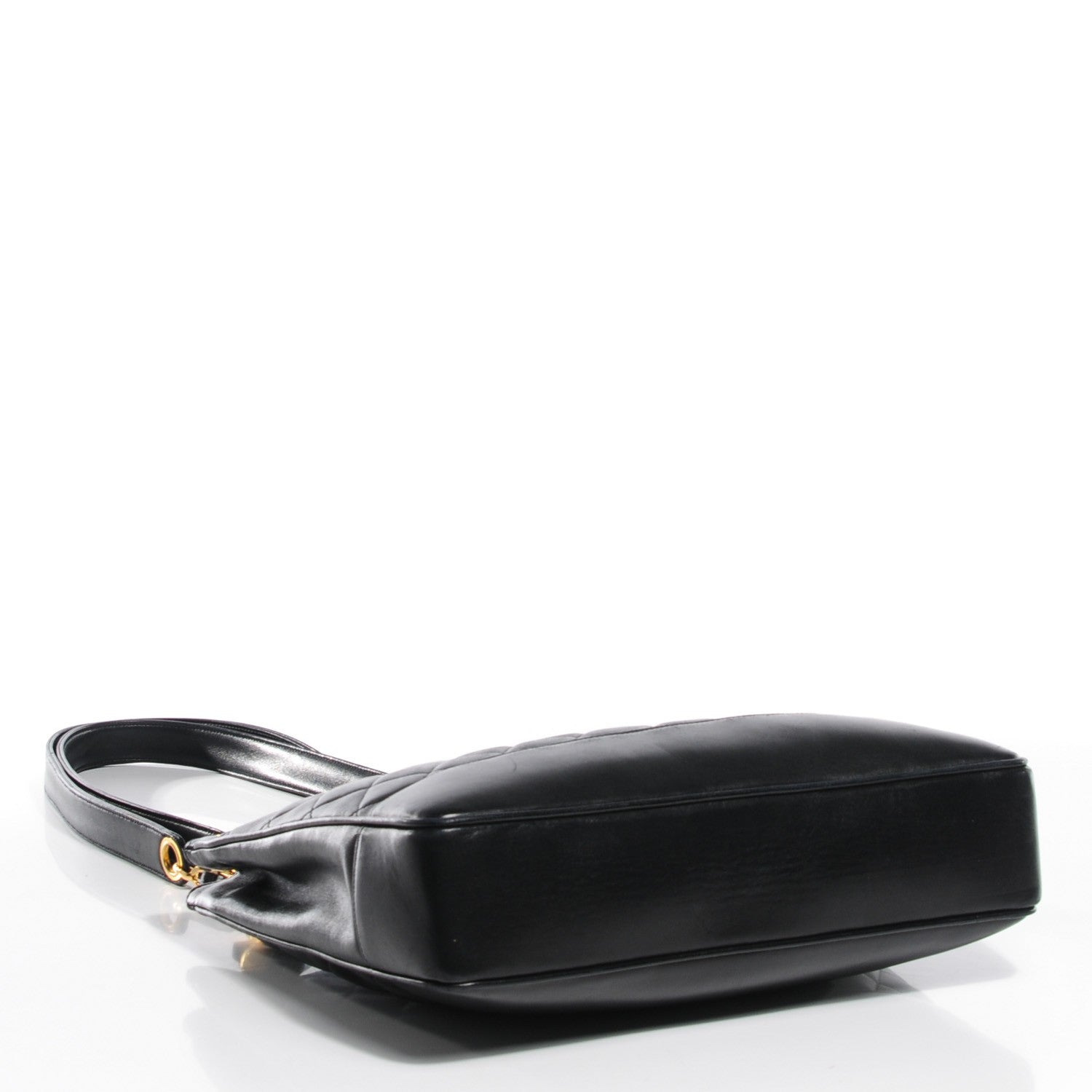 Chanel Lambskin Quilted Shoulder Bag Black 4 of 8