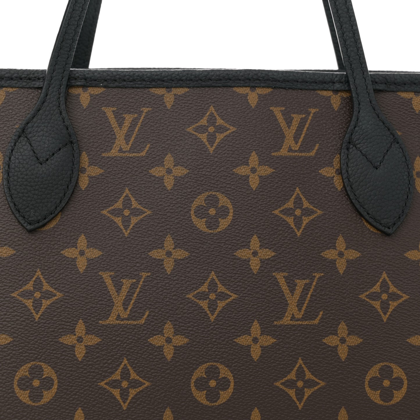 Monogram Calfskin Neo Neverfull Inside Out MM Black