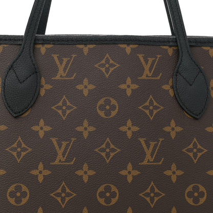 Louis Vuitton Monogram Calfskin Neo Neverfull Inside Out MM Black 10 of 18