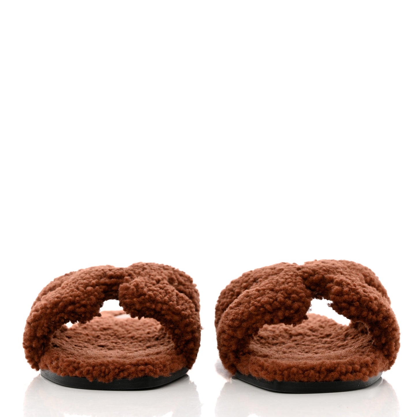 Woolskin Oran Sandals 39 Cognac