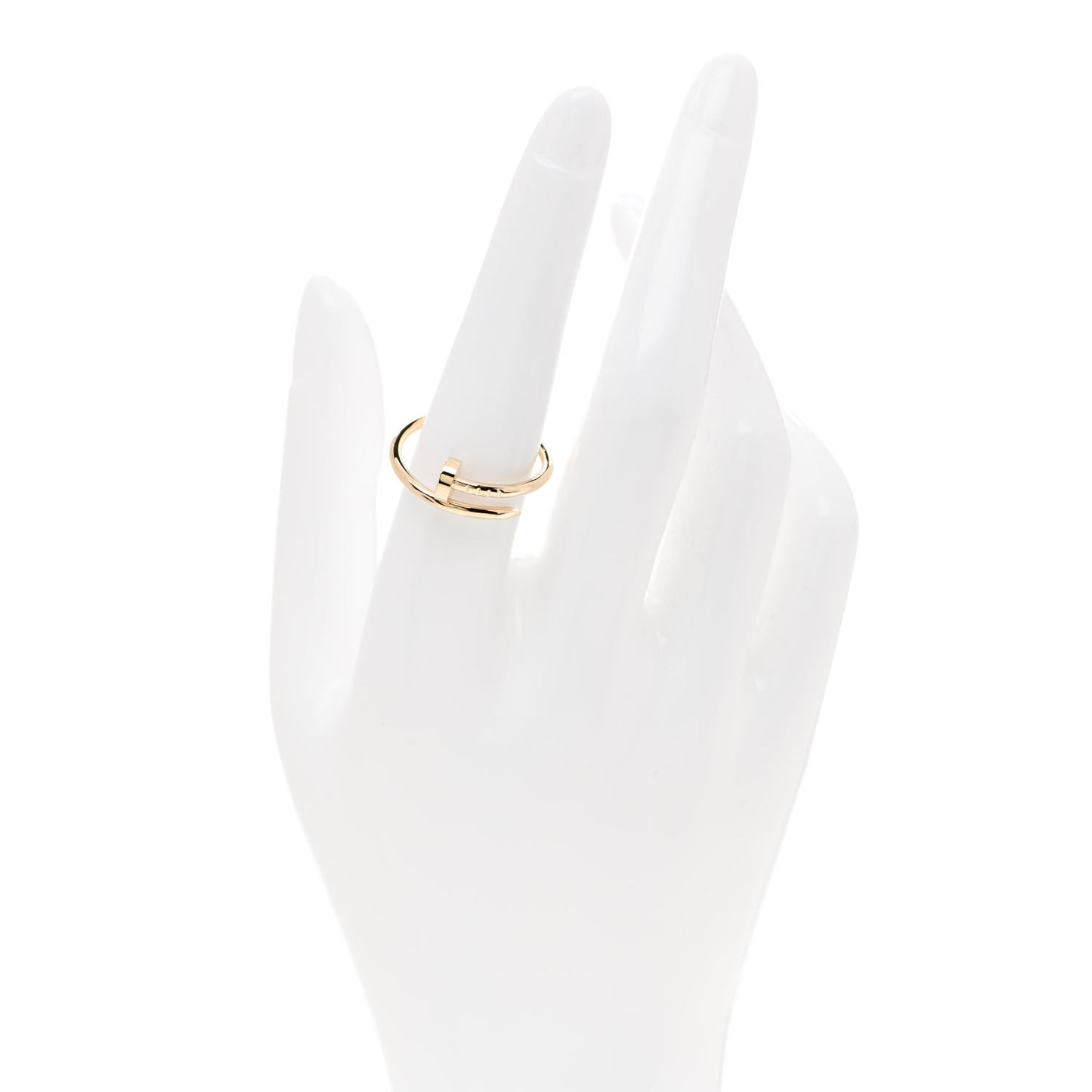 18K Yellow Gold Small Juste Un Clou Ring 56 7.5