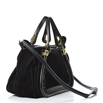 Chloe Suede Calfskin Small Paraty Black 3 of 16