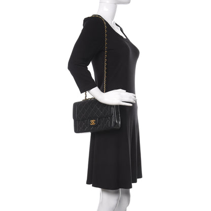 Chanel Lambskin Quilted Small Single Flap Black 2 of 10