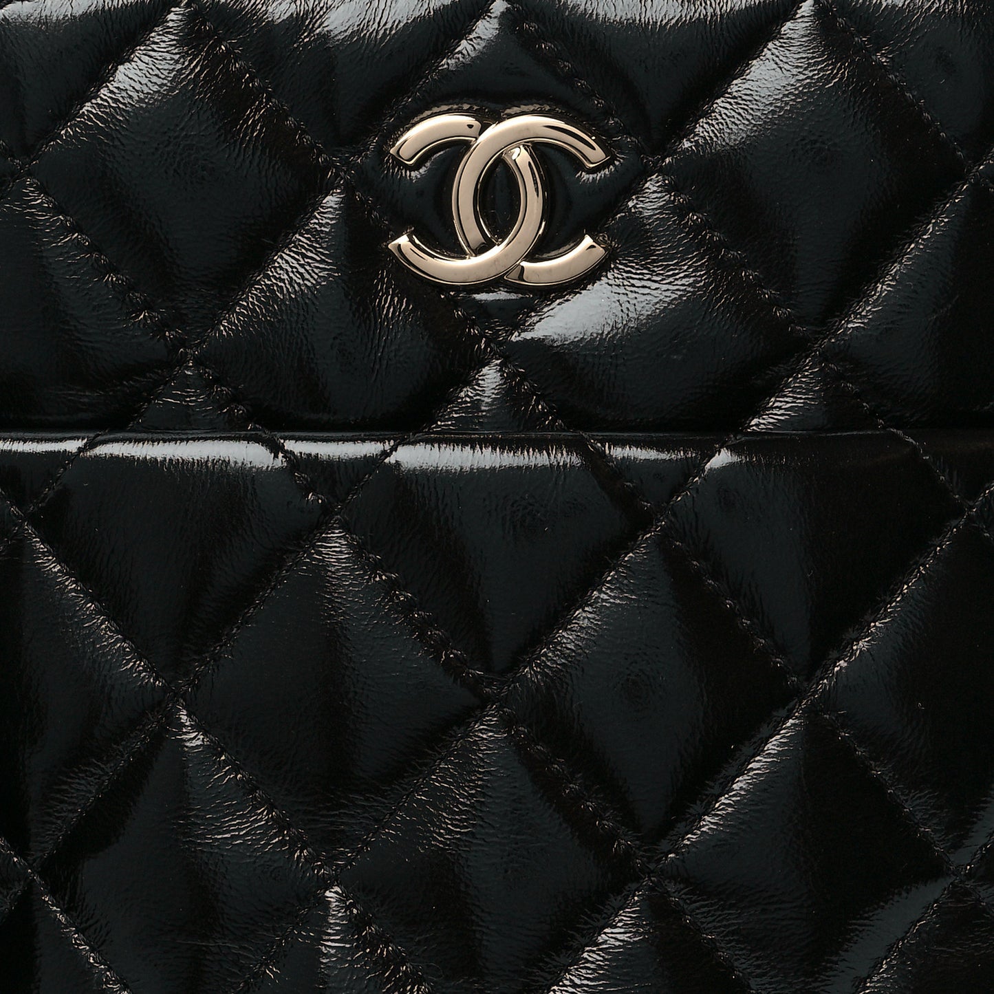 Shiny Calfskin My Pocket Backpack Black