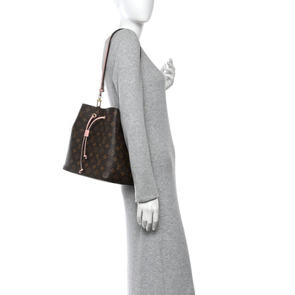 Louis Vuitton Monogram Neonoe MM Rose Poudre 2 of 13