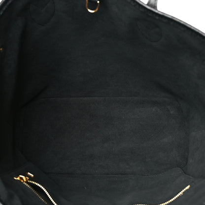 Louis Vuitton Empreinte Monogram Giant Neverfull MM Black Beige 6 of 11