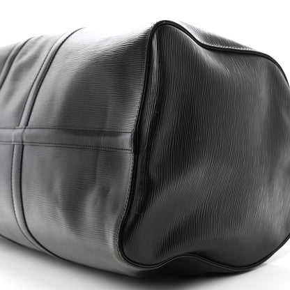 Louis Vuitton Epi Keepall 55 Black 9 of 13