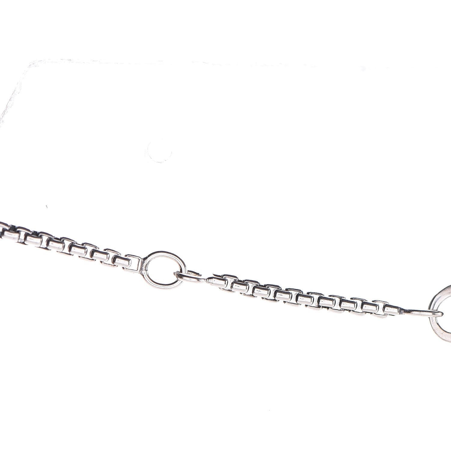David Yurman Sterling Silver 18K Yellow Gold Belmont Pendant Necklace 5 of 5