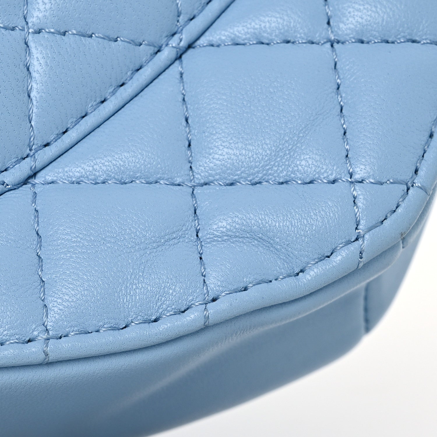 Chanel Lambskin Quilted CC In Love Heart Bag Light Blue 15 of 16