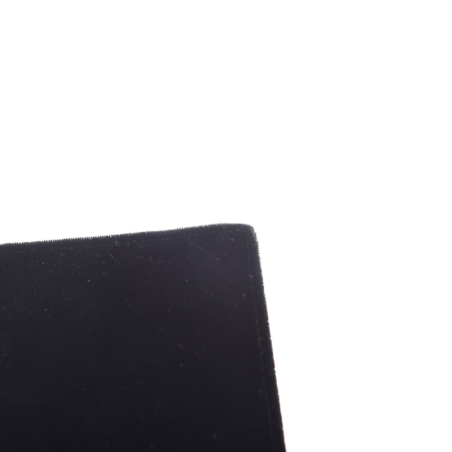 Saint Laurent Velvet Crystal Monogram Kate Tassel Chain Wallet Black 12 of 13