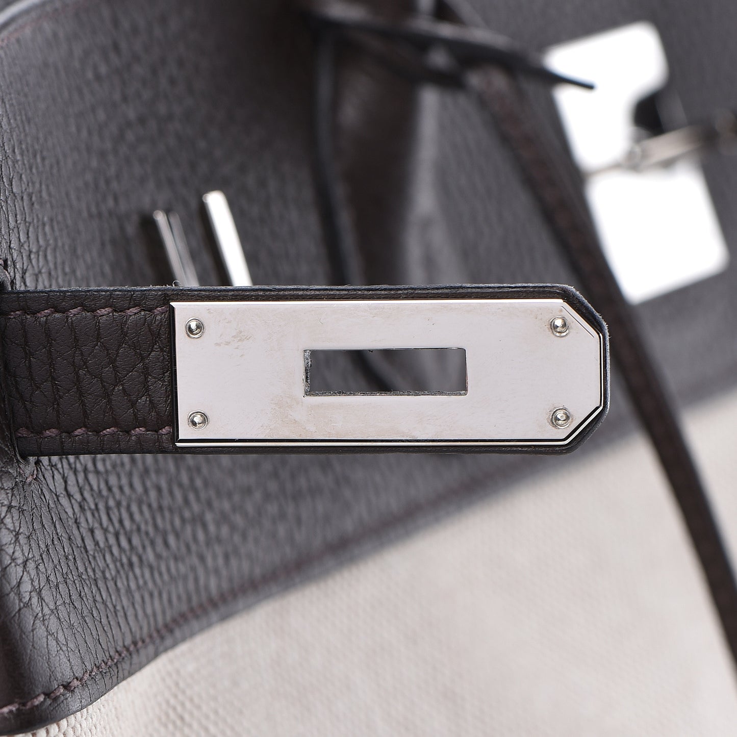 Toile Togo Birkin 40 Chocolate