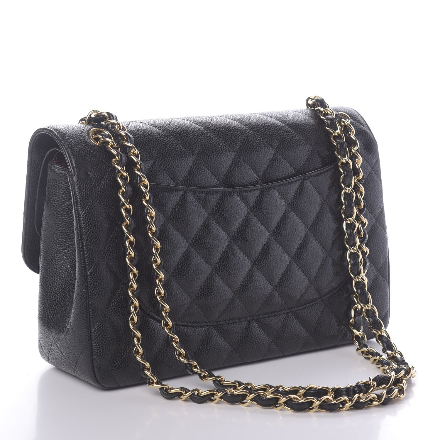 Chanel Caviar Quilted Jumbo Double Flap Black 4 of 10