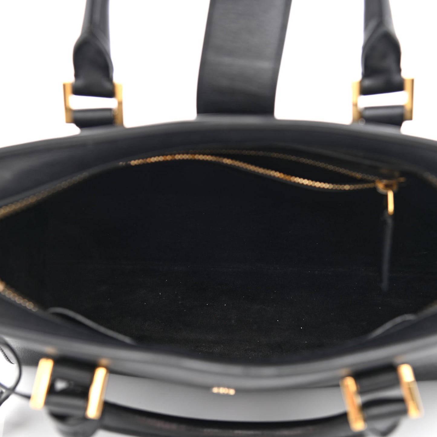 Smooth Calfskin Small Monogram Cabas Black
