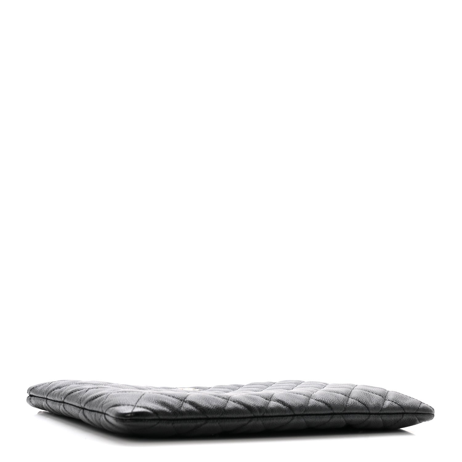 Chanel Caviar Quilted Medium Cosmetic Case Black 4 of 11