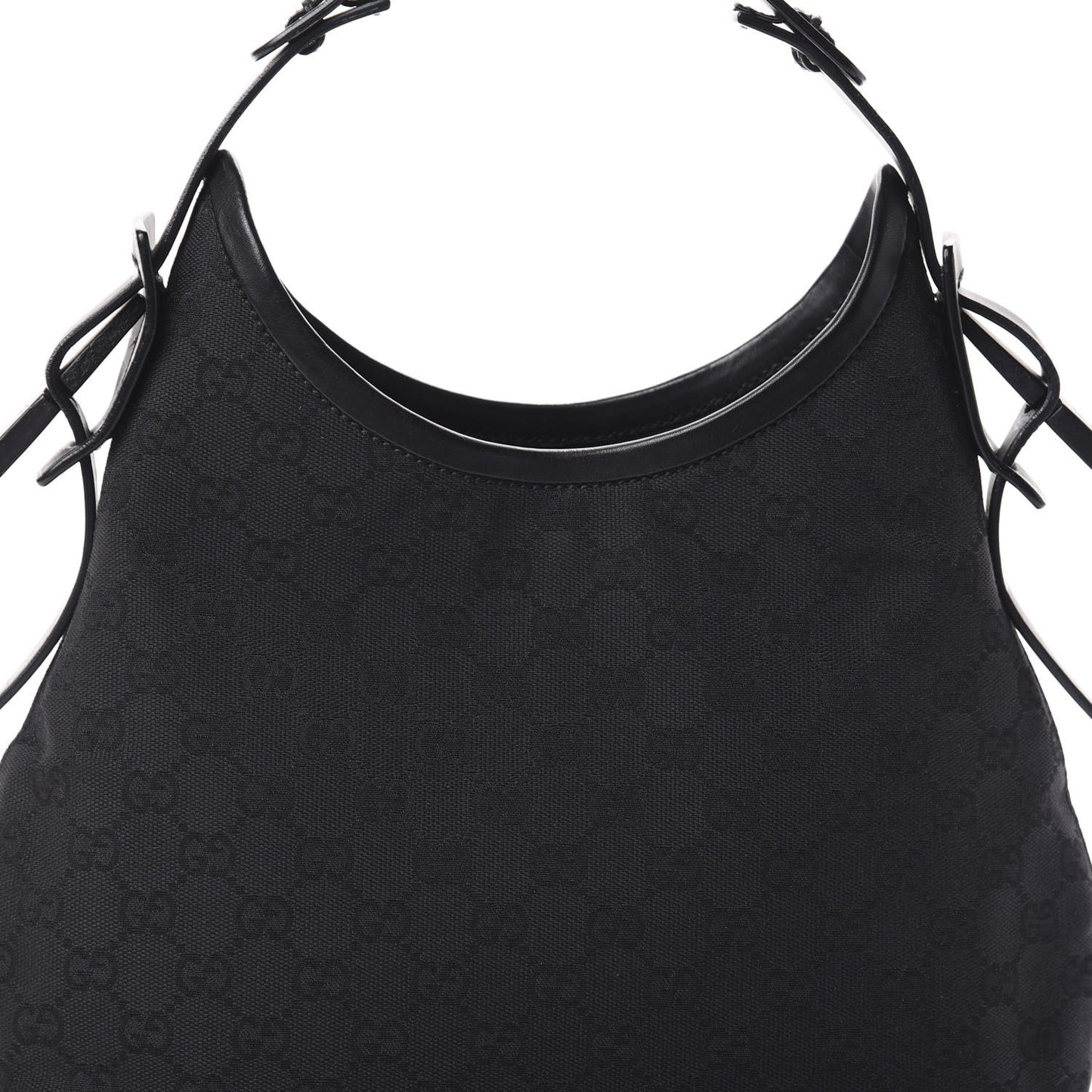 Monogram Small Hobo Black