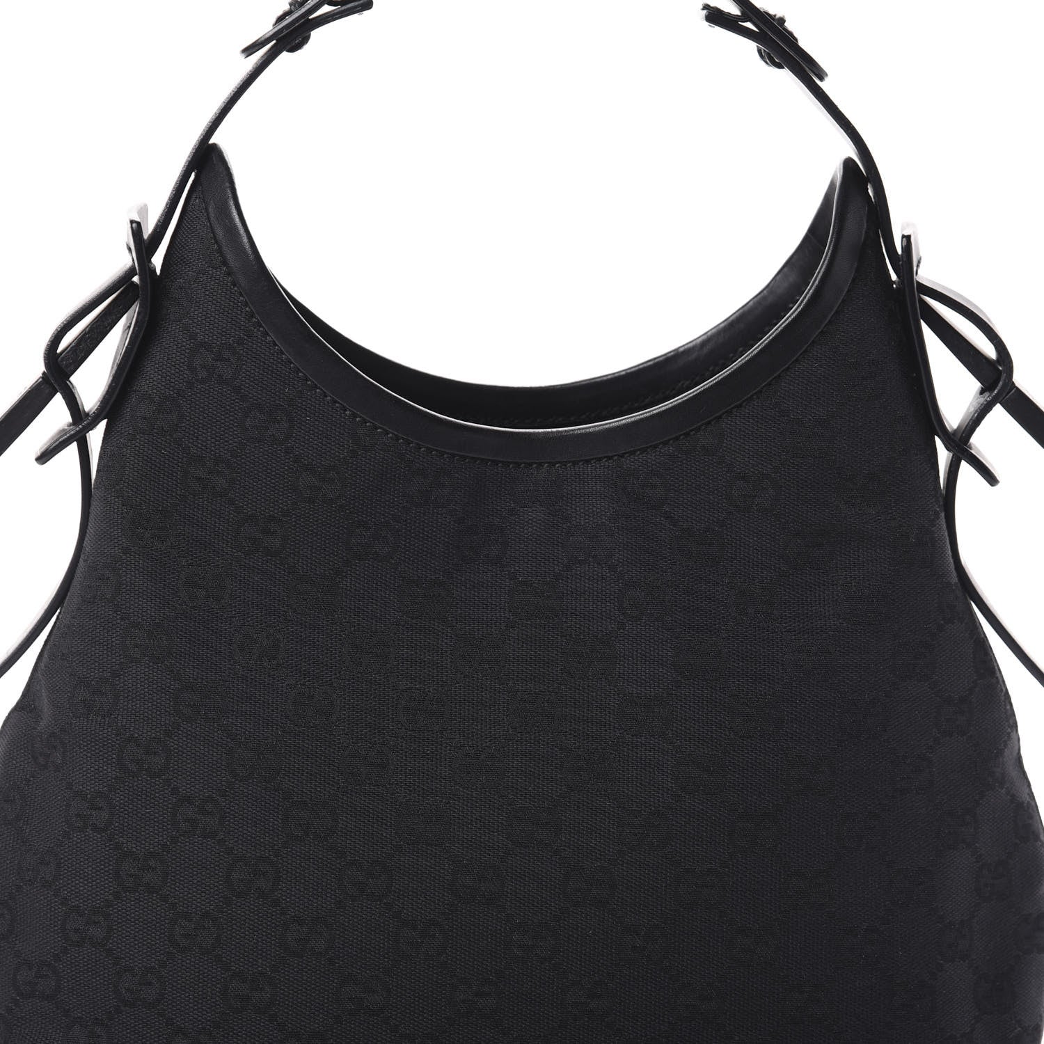 Gucci Monogram Small Hobo Black 7 of 9