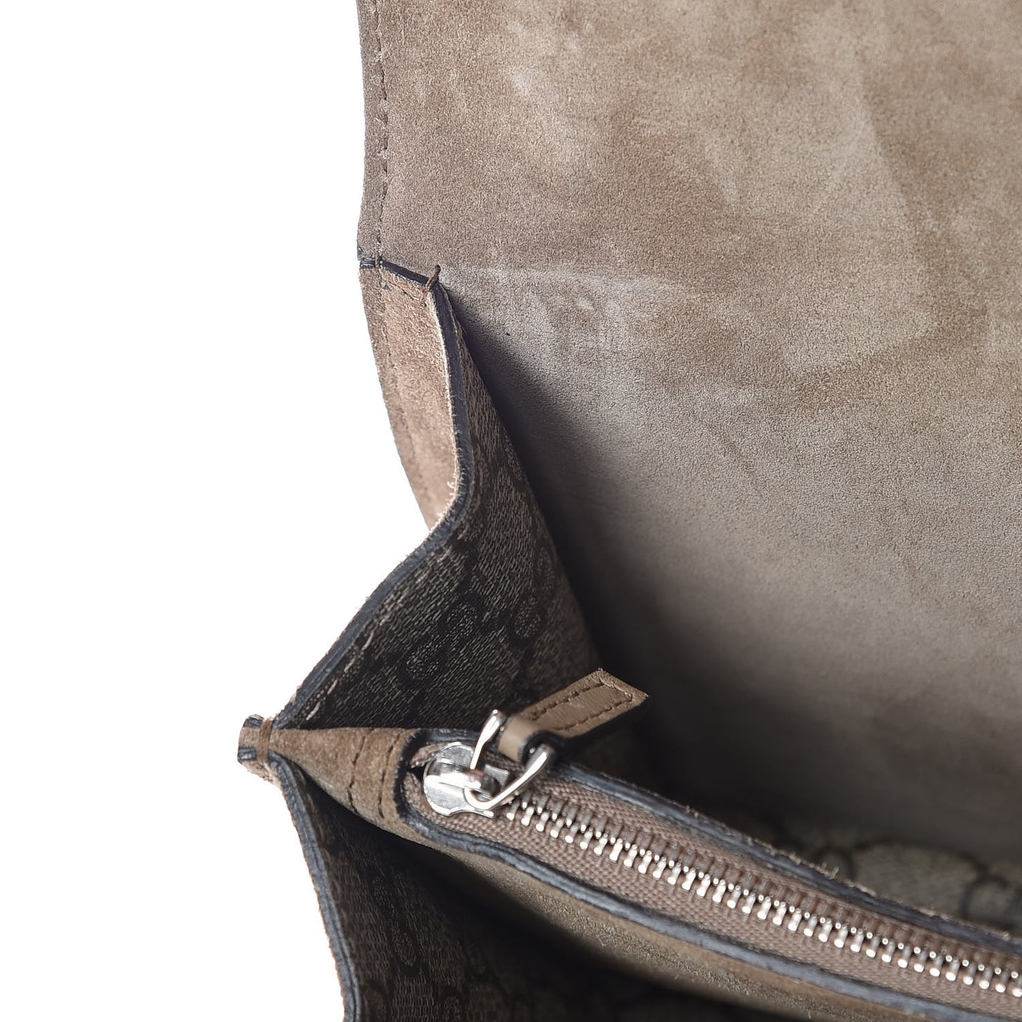 GG Supreme Monogram Small Dionysus Shoulder Bag Taupe