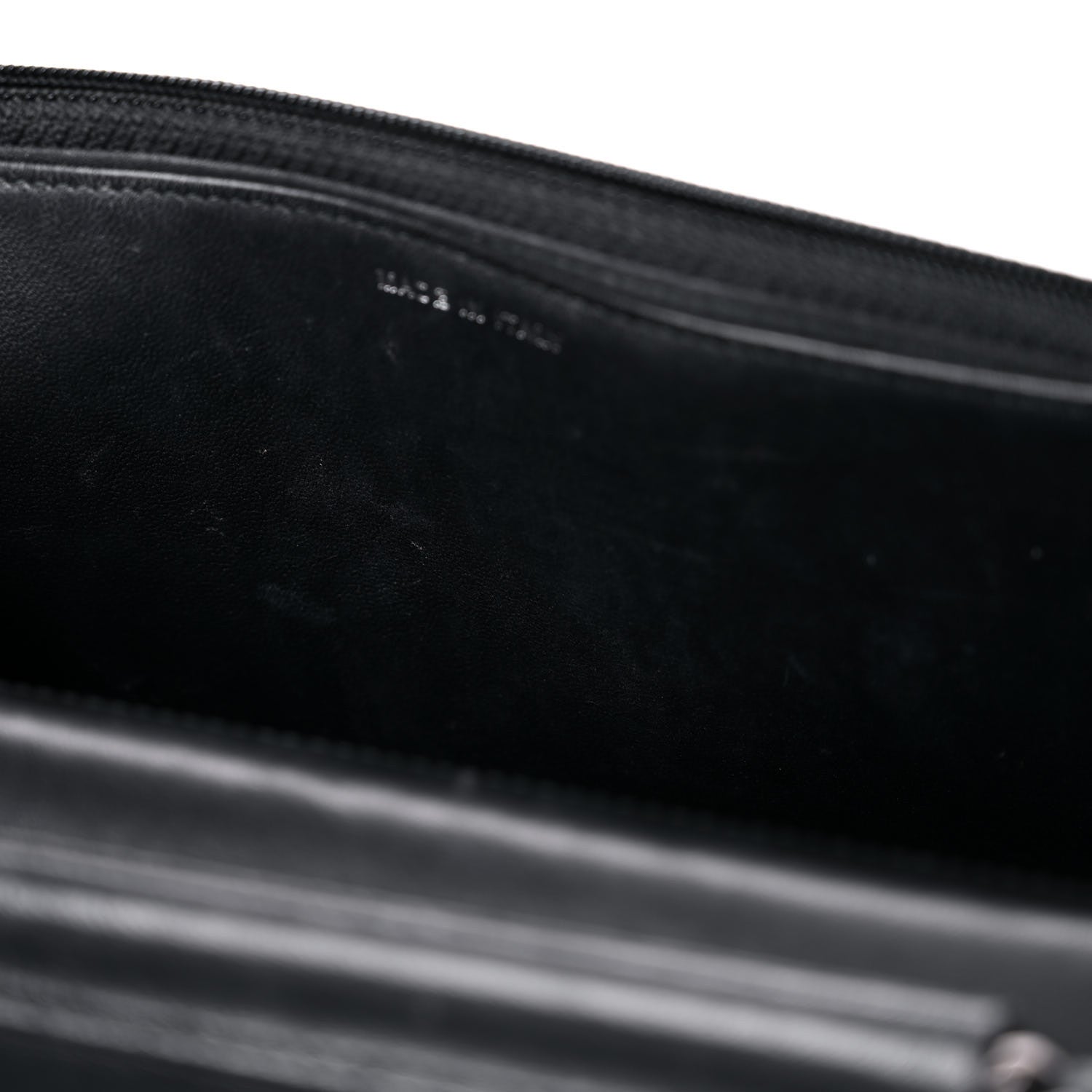 Chanel Lambskin Quilted Boy Wallet On Chain WOC Black 18 of 25