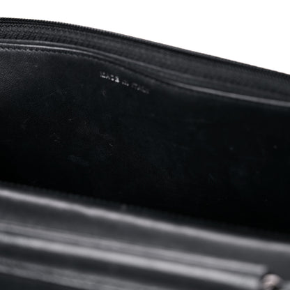 Chanel Lambskin Quilted Boy Wallet On Chain WOC Black 18 of 25