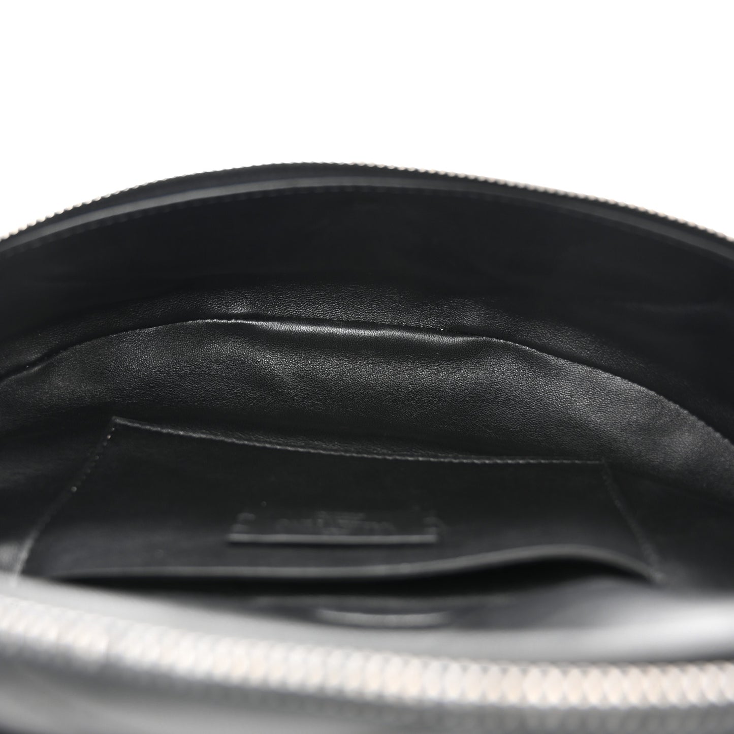Nappa Monochrome Roman Stud Belt Bag Black