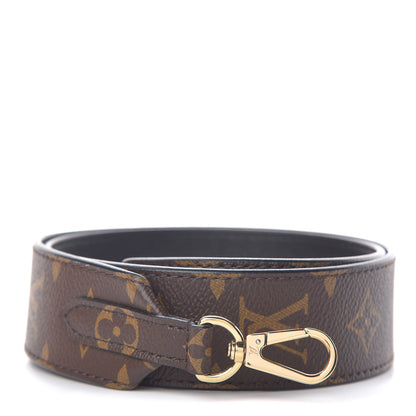 Louis Vuitton Monogram Bandouliere Shoulder Strap Black 1 of 6