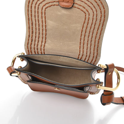 Chloe Calfskin Braided Small Hudson Bag Caramel 5 of 7