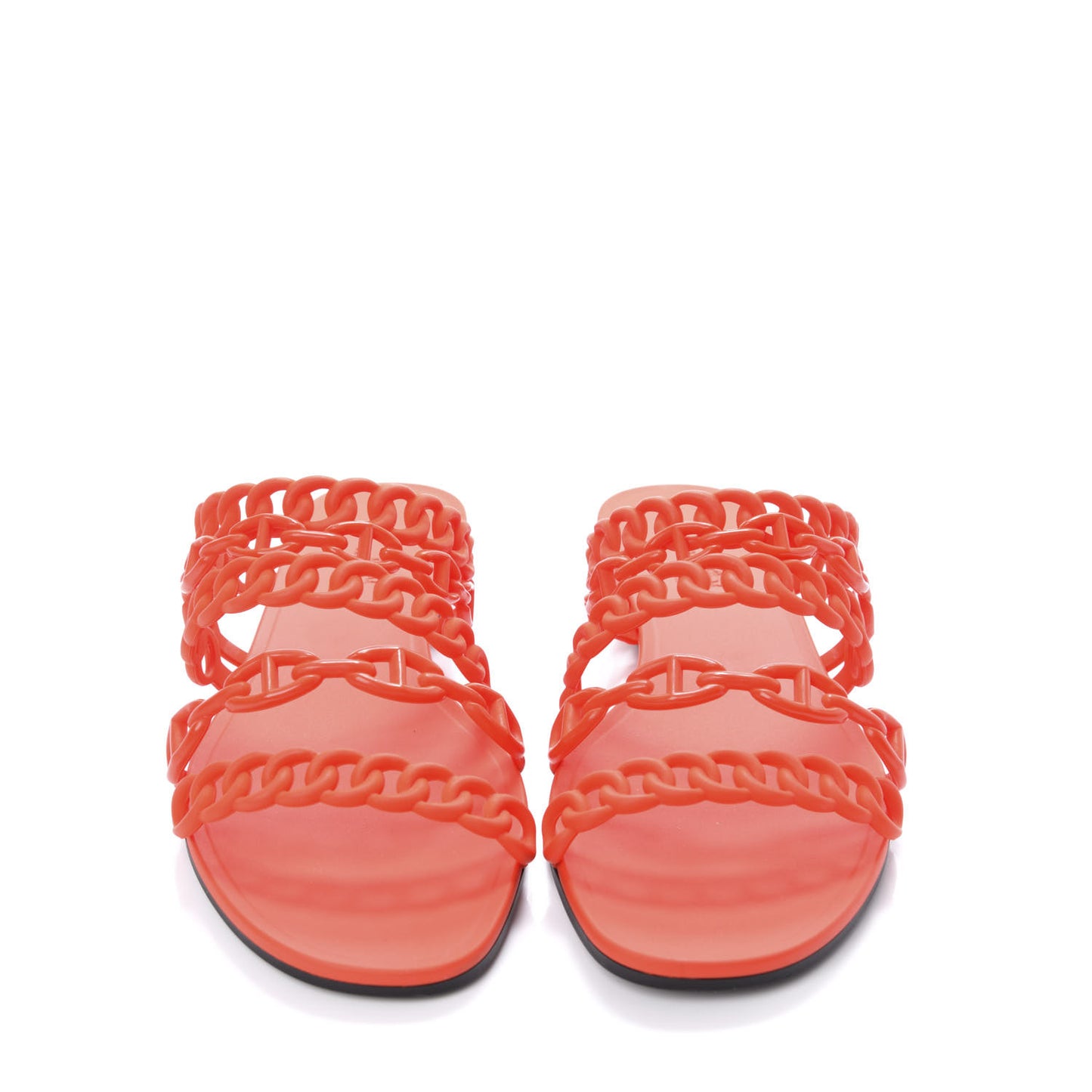 Rubber Chaine d'Ancre Nude Sandals 38 Pavot