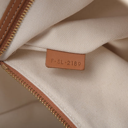 Celine Canvas Calfskin Horizontal Cabas Natural Tan 10 of 10