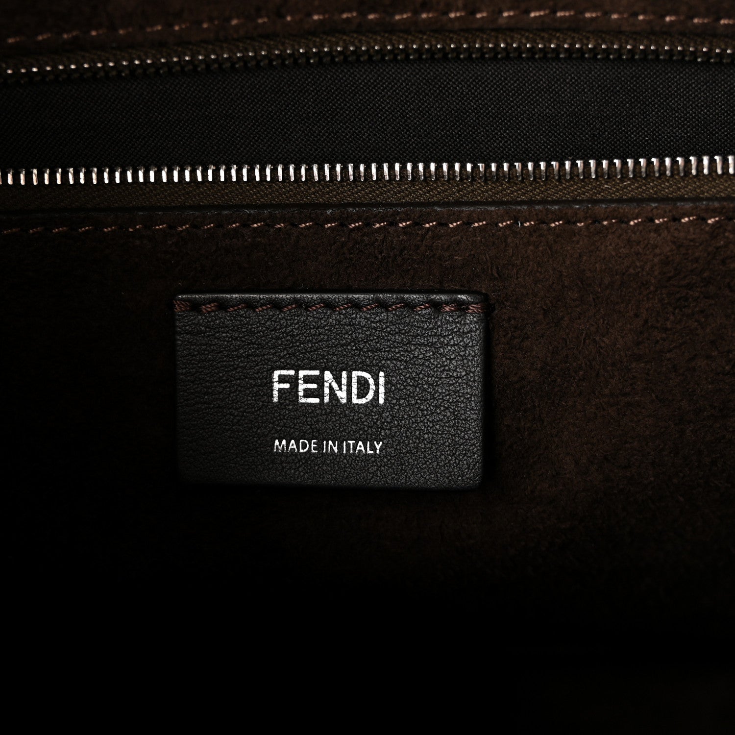 Fendi Vitello Medium Simply Fendi Shoulder Bag Black 6 of 10