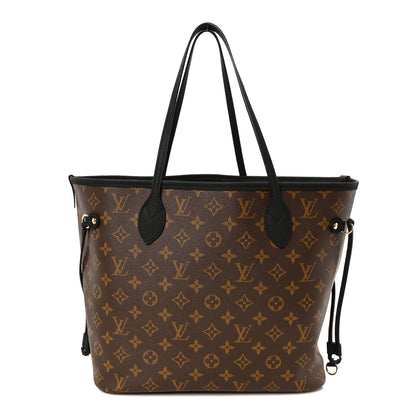 Louis Vuitton Monogram Calfskin Neo Neverfull Inside Out MM Black 1 of 11