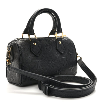 Louis Vuitton Empreinte Monogram Nano Speedy Black 2 of 8