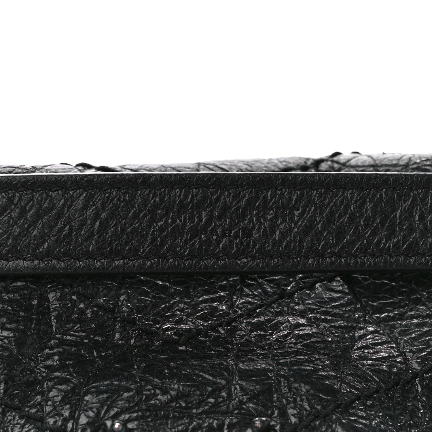 Saint Laurent Crinkled Calfskin Matelasse Monogram Medium Niki Chain Satchel Black 9 of 12