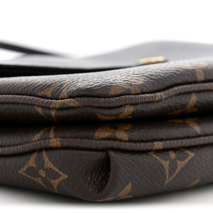 Louis Vuitton Monogram Twice Pochette Black 9 of 13