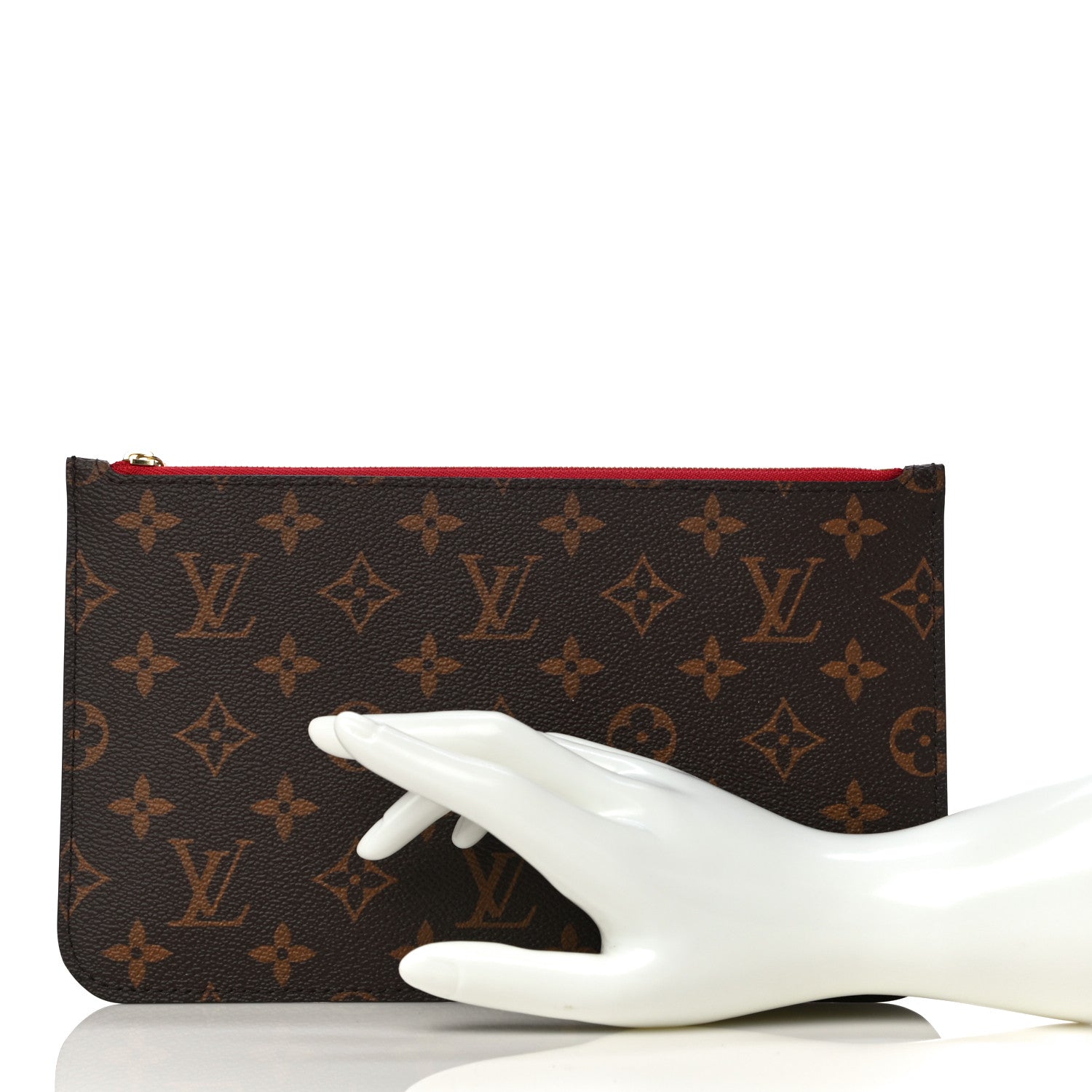 Louis Vuitton Monogram Neverfull MM GM Pochette Cherry 2 of 9