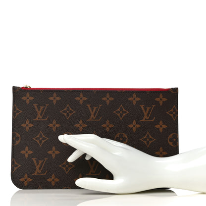 Louis Vuitton Monogram Neverfull MM GM Pochette Cherry 2 of 9